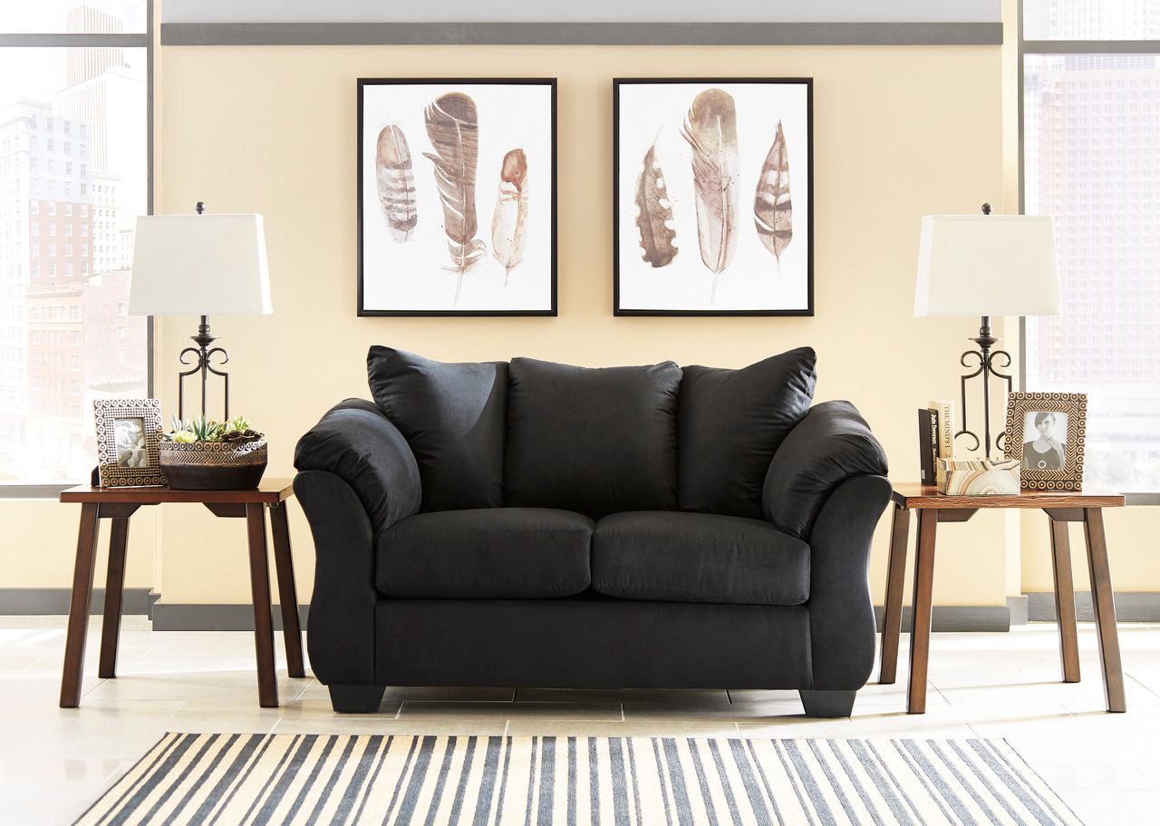 Darcy Black Living Room Set 75008U1