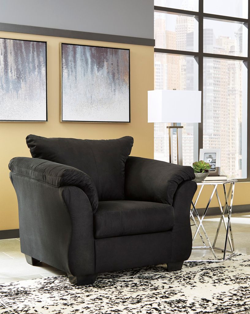 Darcy Black Living Room Set 75008U1