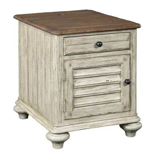 Weatherford Cornsilk Chairside Table 75026