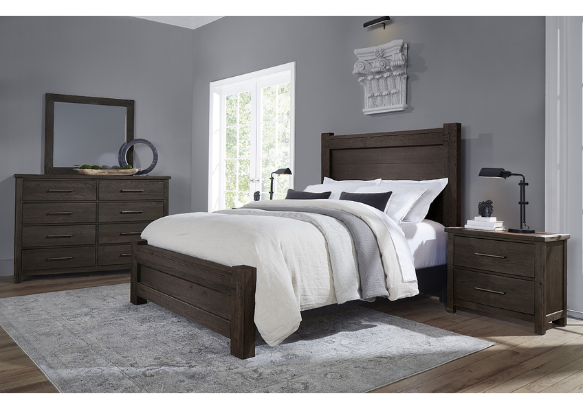 Dovetail Poster Bed With Poster Fb in Queen - 750-558-855-922 750558855922