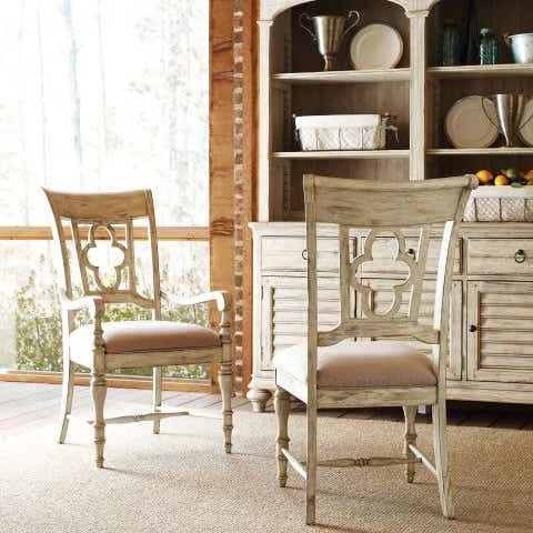 Weatherford Cornsilk Arm Chair 75062