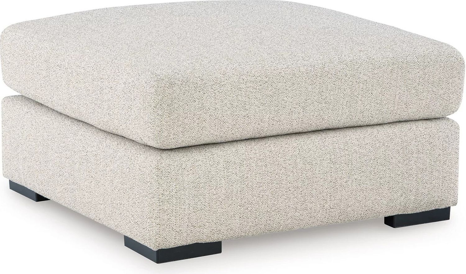 Laurelgrove Oversized Accent Ottoman In Pebble 7510508
