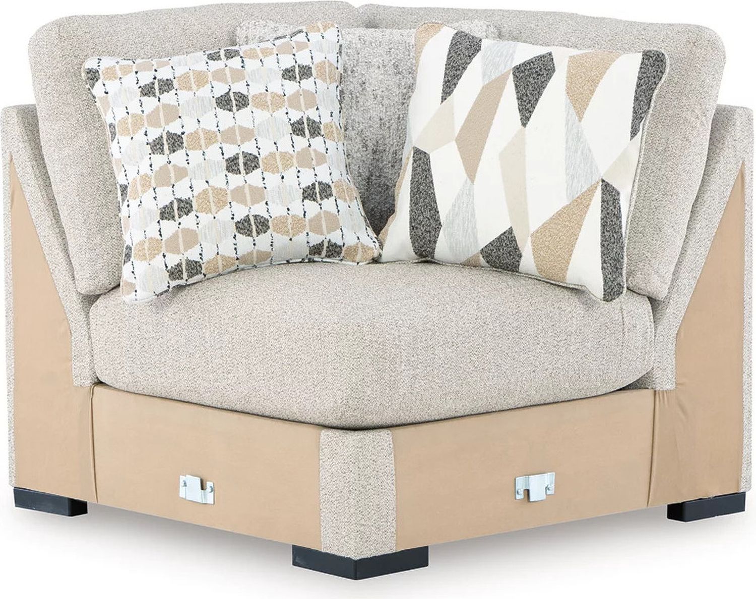 Laurelgrove 5-Piece Sectional with LAF Chaise In Pebble 75105S11