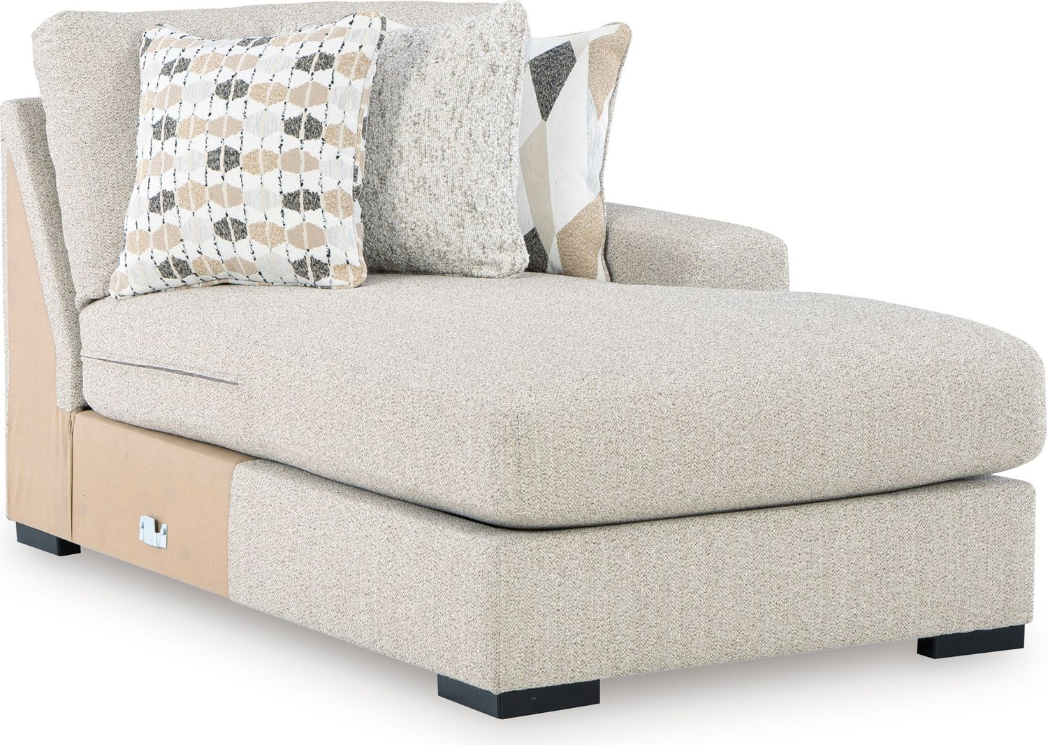 Laurelgrove 4-Piece Sectional with RAF Chaise In Pebble 75105S2