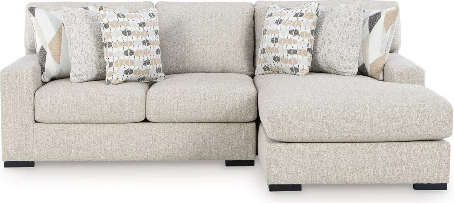 Laurelgrove 2-Piece RAF Sectional Sofa Chaise In Pebble 75105S3
