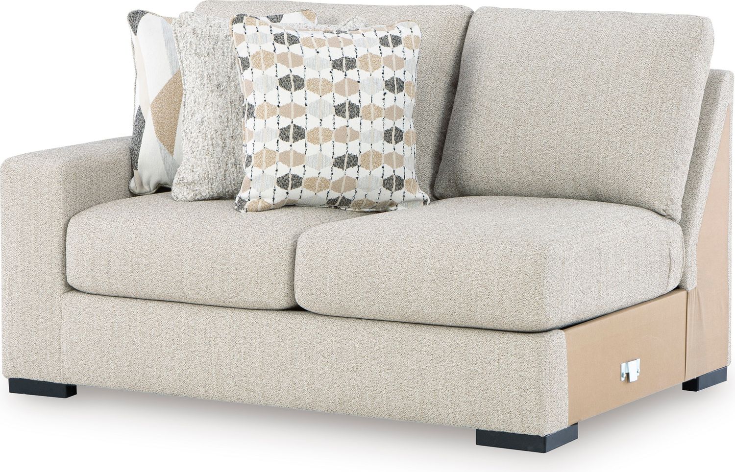 Laurelgrove 2-Piece RAF Sectional Sofa Chaise In Pebble 75105S3