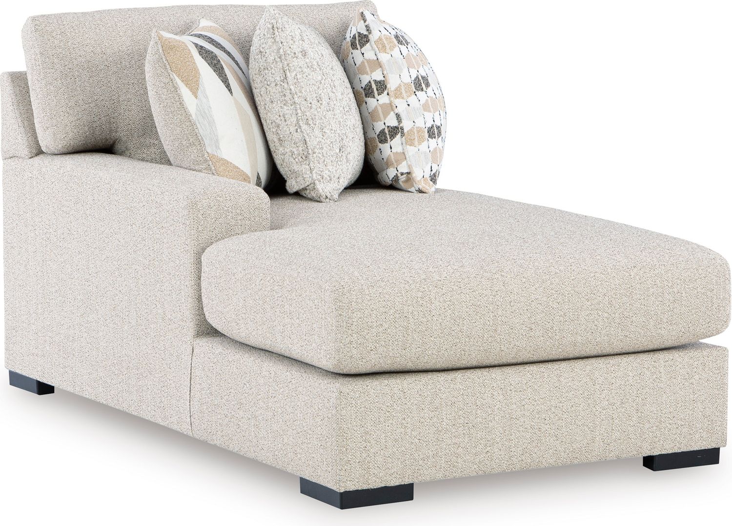 Laurelgrove 2-Piece LAF Sectional Sofa Chaise In Pebble 75105S4