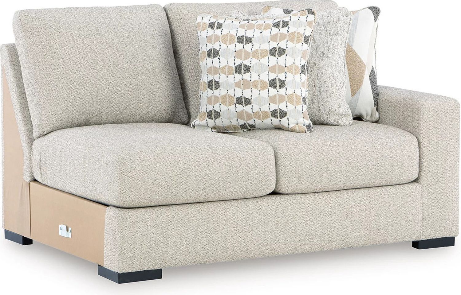 Laurelgrove 2-Piece LAF Sectional Sofa Chaise In Pebble 75105S4