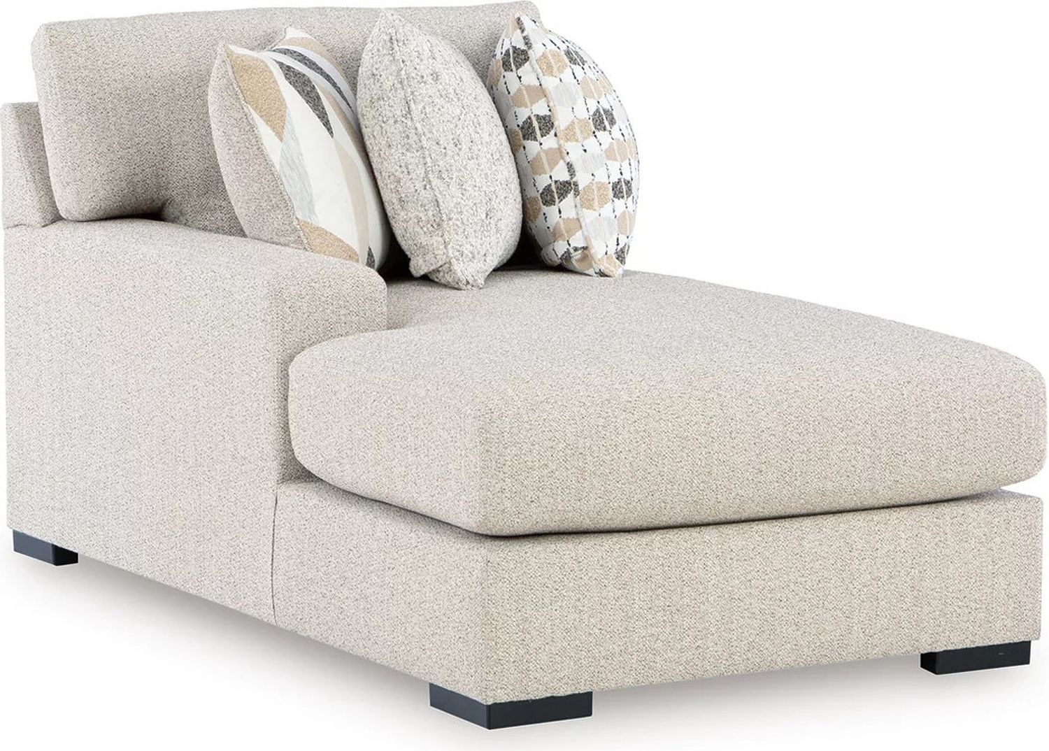 Laurelgrove 3-Piece Double Chaise Sectional In Pebble 75105S7