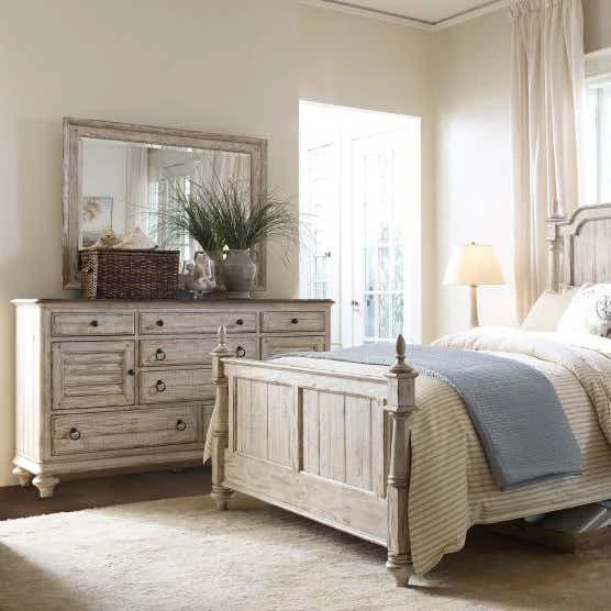 Weatherford Cornsilk Landscape Mirror 75114