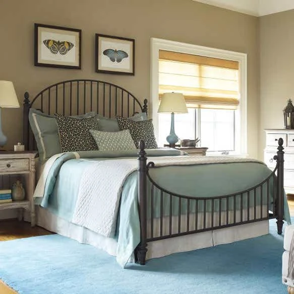 Weatherford Queen Cornsilk Catlins Metal Bed 75125P