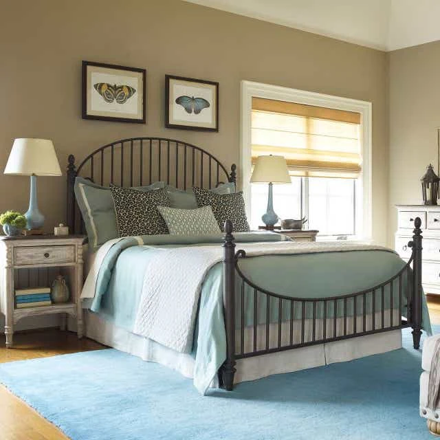 Weatherford King Cornsilk Catlins Metal Bed 75126P