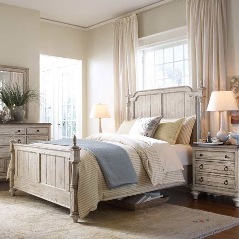 Buy La-Z-Boy Weatherford King Cornsilk Westland Bed | 75136P