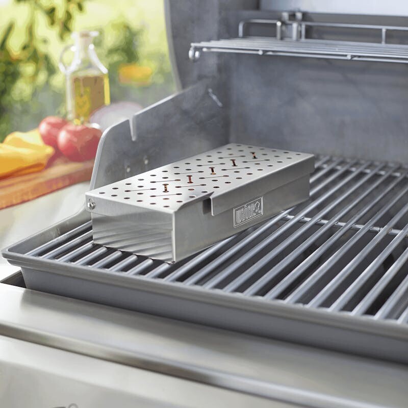 Smoker Box - Weber Q 200/2000 & larger gas grills view 3