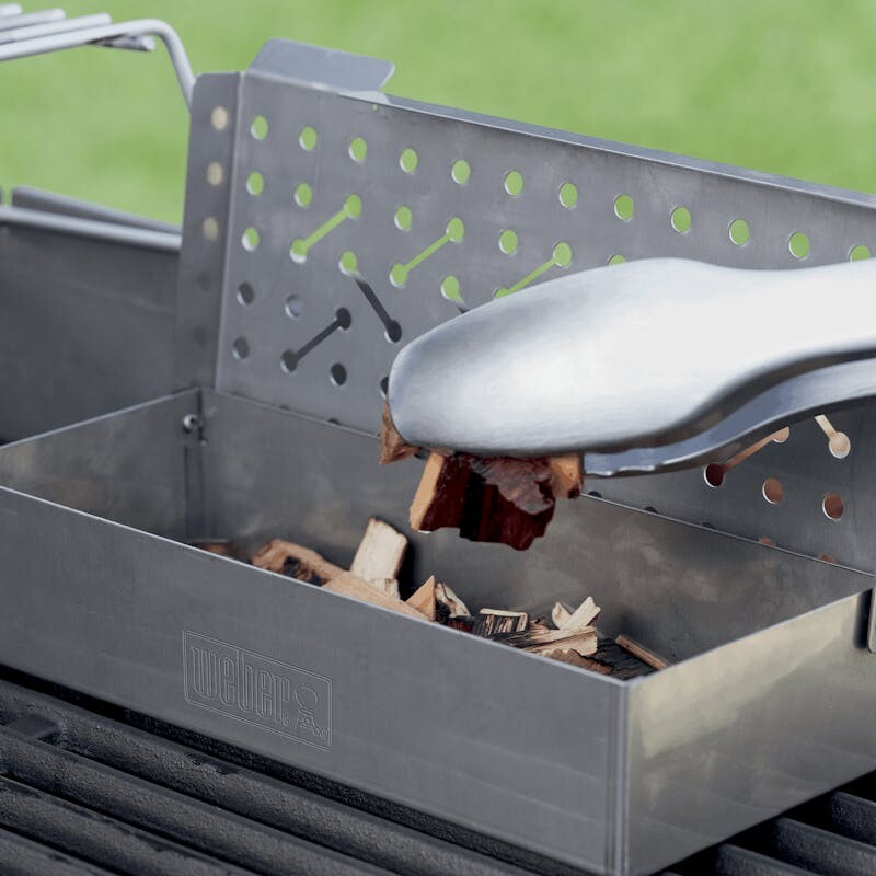 Smoker Box - Weber Q 200/2000 & larger gas grills view 5
