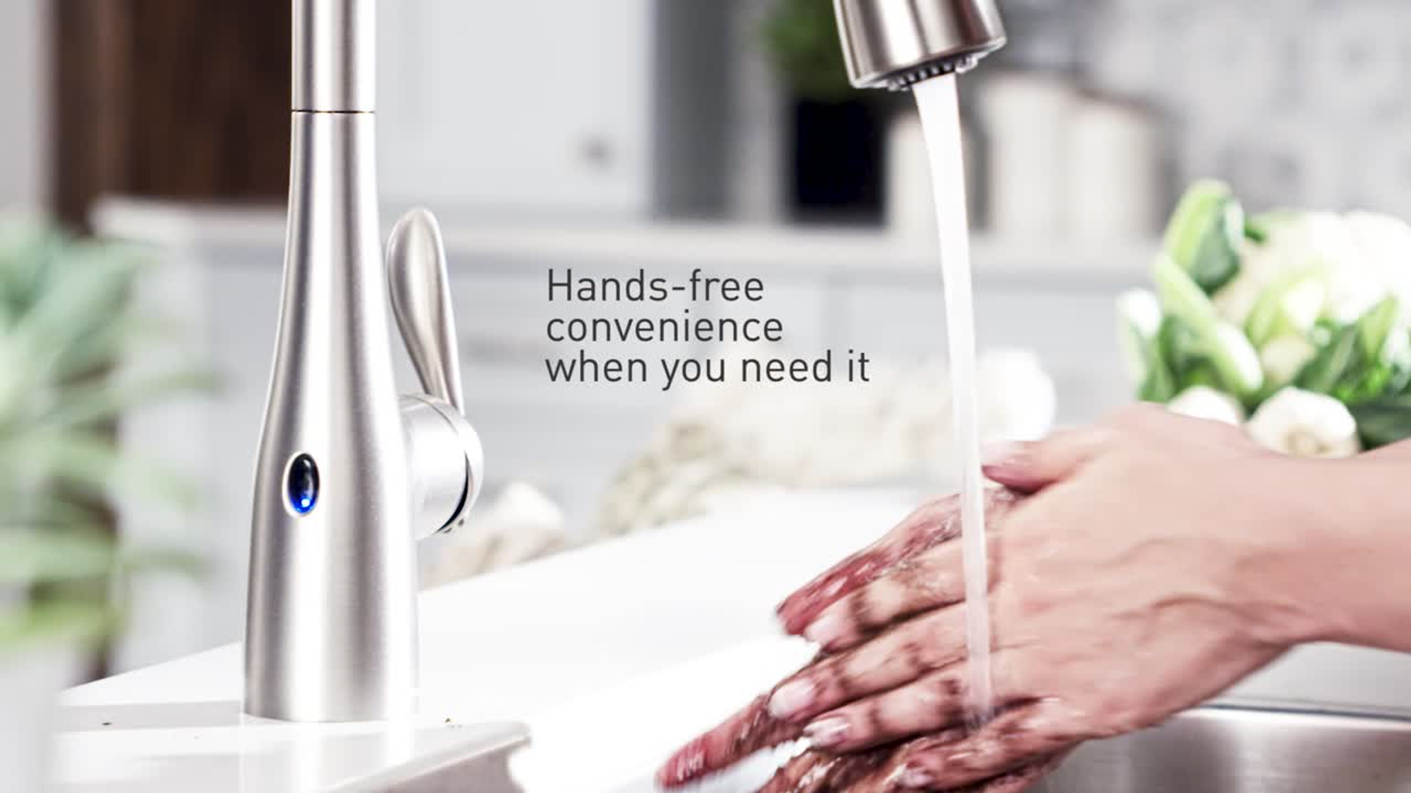Arbor MotionSense Wave One-Handle Pulldown Touchless Kitchen Faucet 7594EWORB