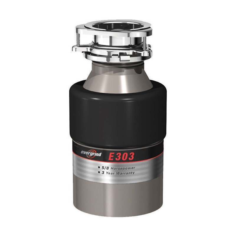 Evergrind E303 Garbage Disposal, 5/8 HP 75954