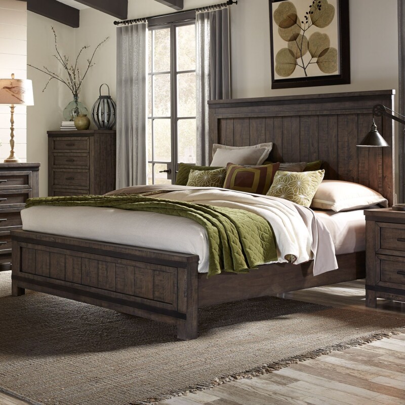Thornwood Hills King California Panel Bed 759BRCPB