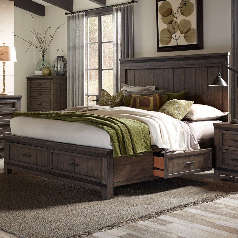 Thornwood Hills King Two Sided Storage Bed 759BRK2S