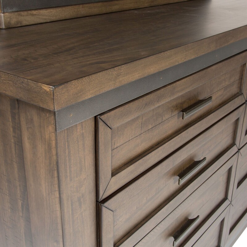 Thornwood Hills King Two Sided Storage Bed, Dresser & Mirror, Chest 759BRK2SDMC