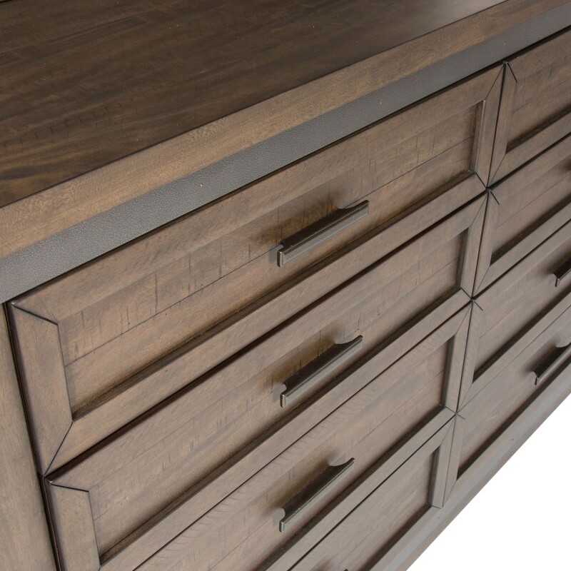 Thornwood Hills King Two Sided Storage Bed, Dresser & Mirror, Chest 759BRK2SDMC