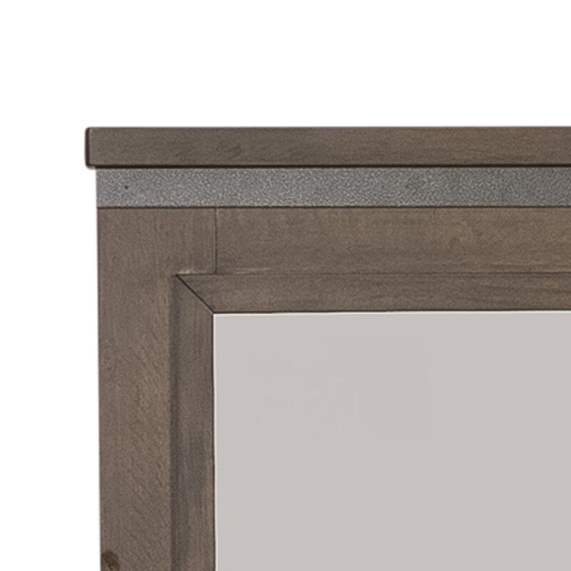 Thornwood Hills King Two Sided Storage Bed, Dresser & Mirror, Night Stand 759BRK2SDMN