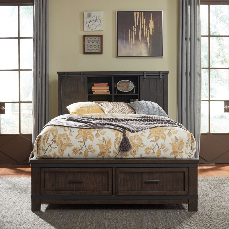 Thornwood Hills King Bookcase Bed 759BRKBB