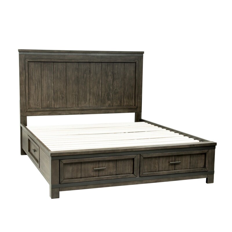 Thornwood Hills Queen Two Sided Storage Bed, Dresser & Mirror, Chest 759BRQ2SDMC