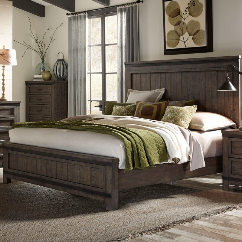 Thornwood Hills Queen Panel Bed 759BRQPB