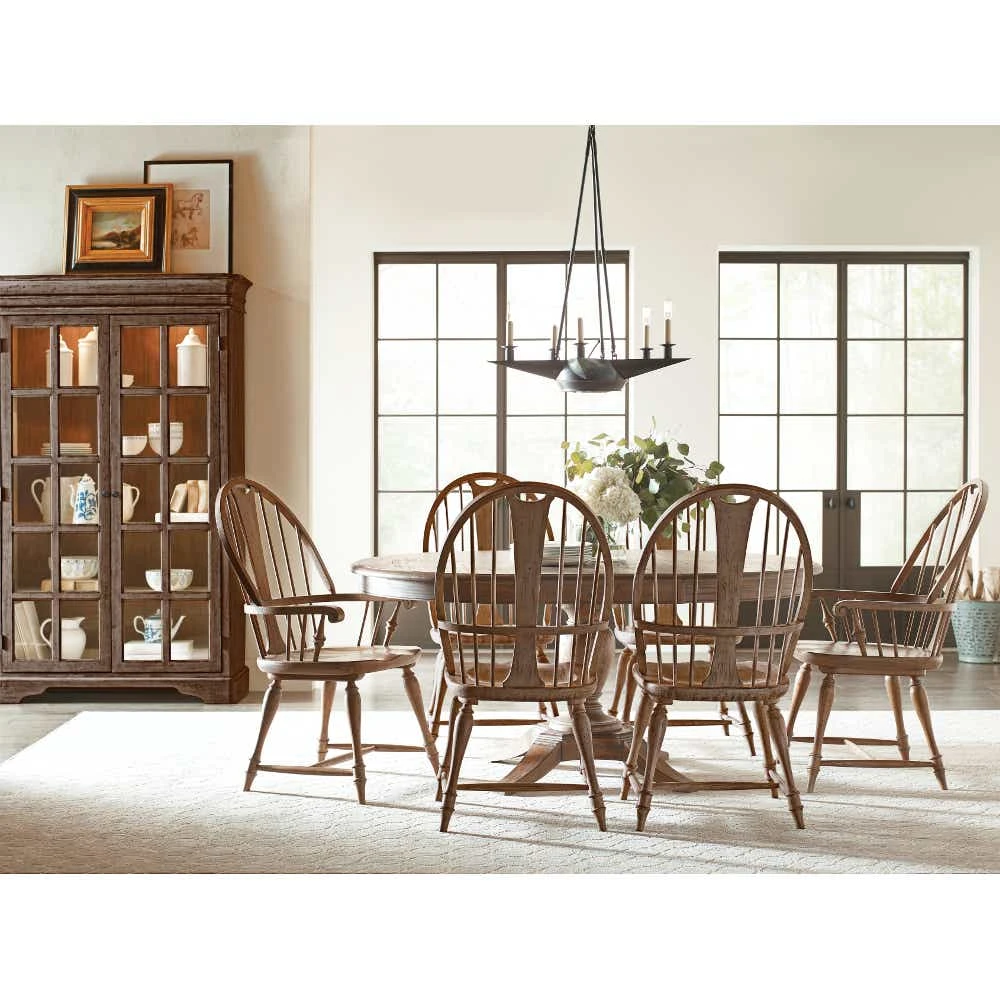 Weatherford Milford Round Heather Dining Table 76052P