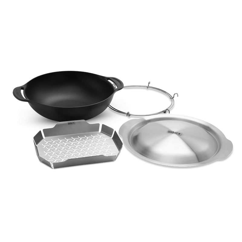 WEBER CRAFTED Wok & Steamer 7606