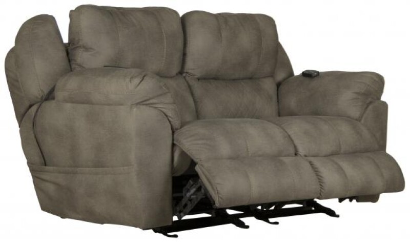 Flynn 245 Pwr Head w/Lumb Pwr Lay Flat Rec Sofa w/Dual Heat & Massage 762451
