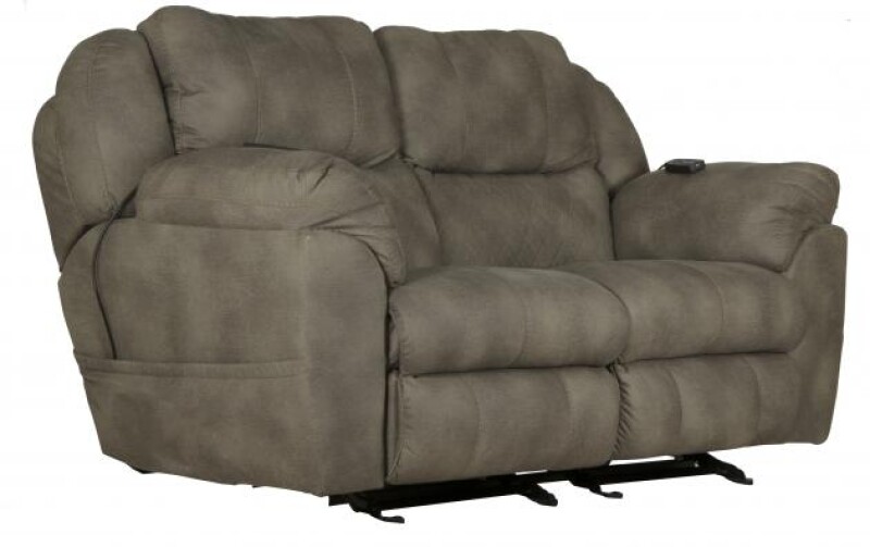 Flynn 245 PwrHead w/Lumb Pwr LayFlat Rock Loveseat w/Dual Heat&Massage 7624526
