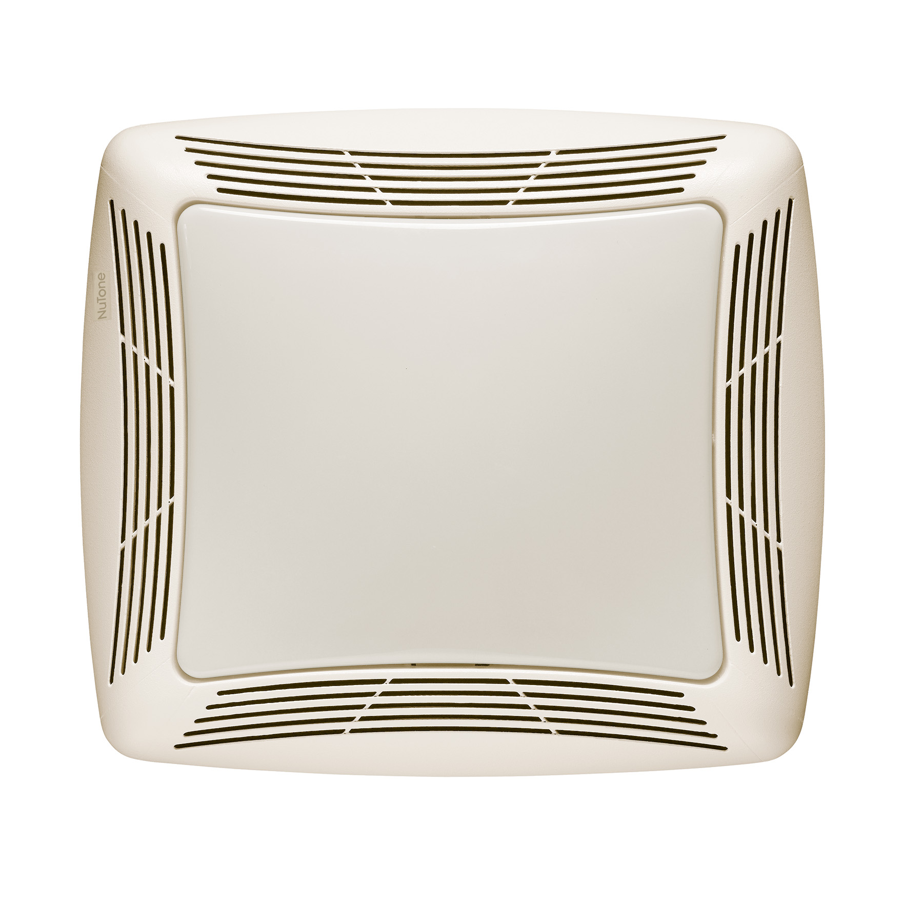 NuTone 50 CFM Ventilation Fan/Light with Transparent Polymeric Lens and Resin Grille Finish Pack, 2.5 Sones; 100-watt Incandescent Lighting 763F