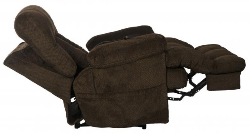 Sterling 4788 Pwr Headrest/Lumbar Pwr Lay Flat Recliner w/Heat & Massage 7647887