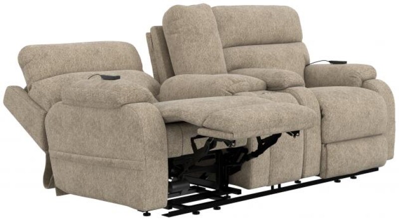 Regenerator 4819 Dual Lift Power Headrest Console Loveseat w/CR3 Heat/Massage/Lumbar/Zero Gravity 764819