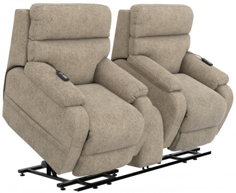 Regenerator 4819 Dual Lift Power Headrest Console Loveseat w/CR3 Heat/Massage/Lumbar/Zero Gravity 764819