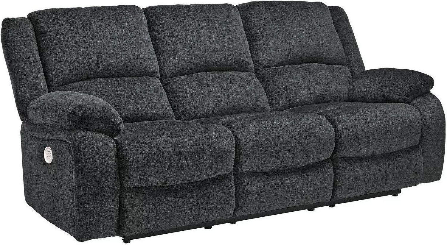 Draycoll Power Reclining Sofa In Slate 7650487