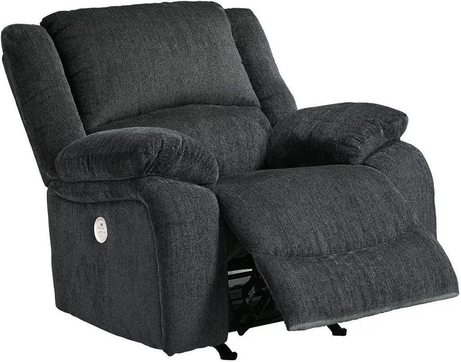 Draycoll Power Rocker Recliner In Slate 7650498