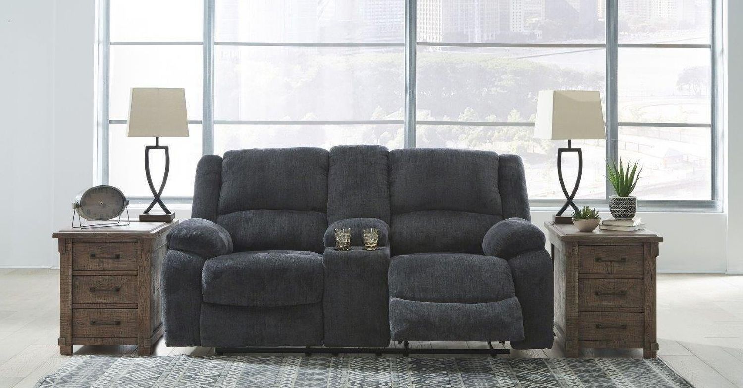 Draycoll Reclining Living Room Set In Slate 76504U1