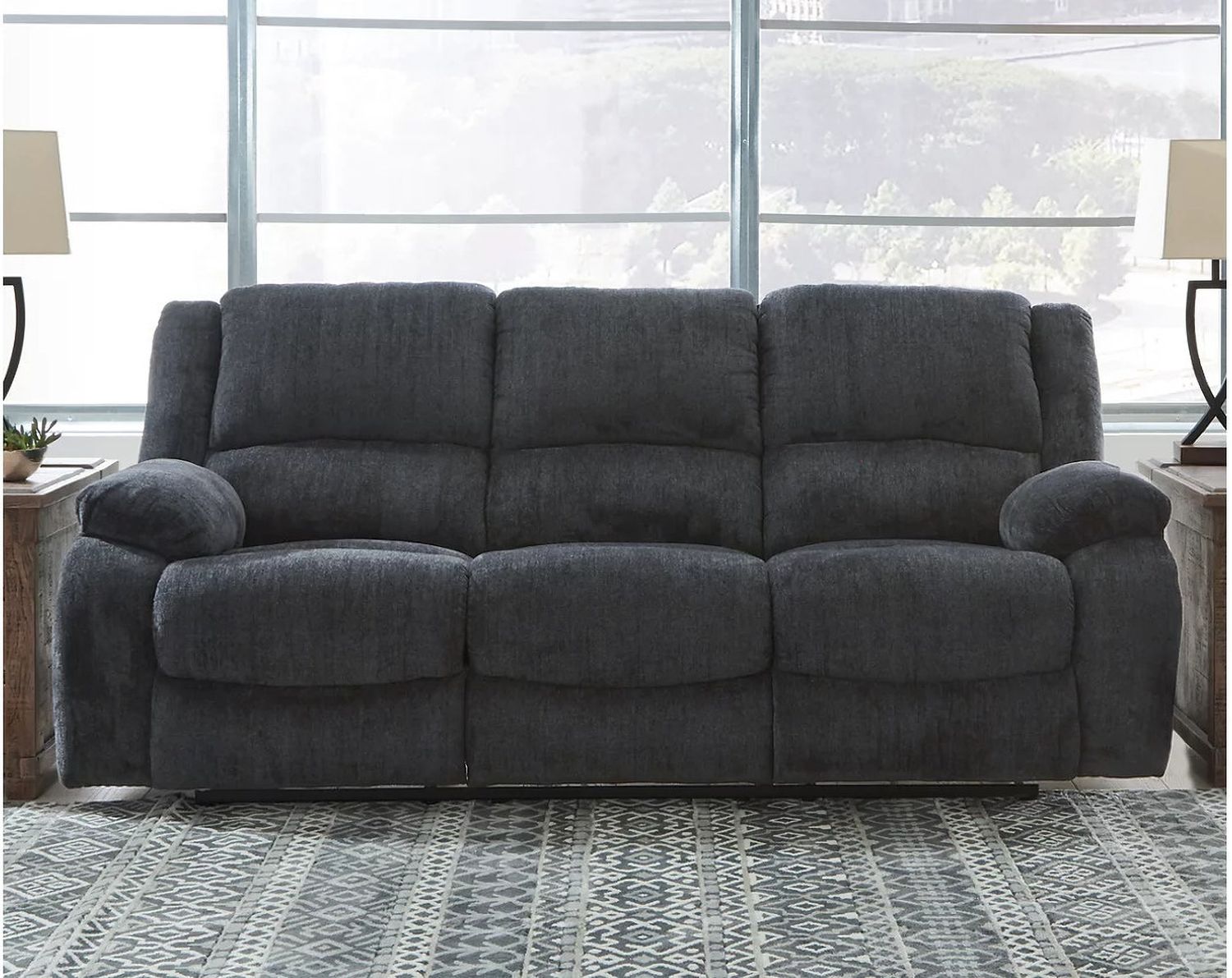 Draycoll Reclining Living Room Set In Slate 76504U1