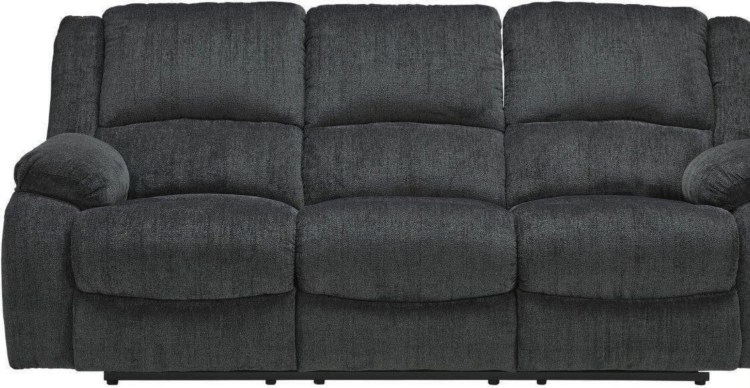 Draycoll Power Reclining Living Room Set In Slate 76504U2