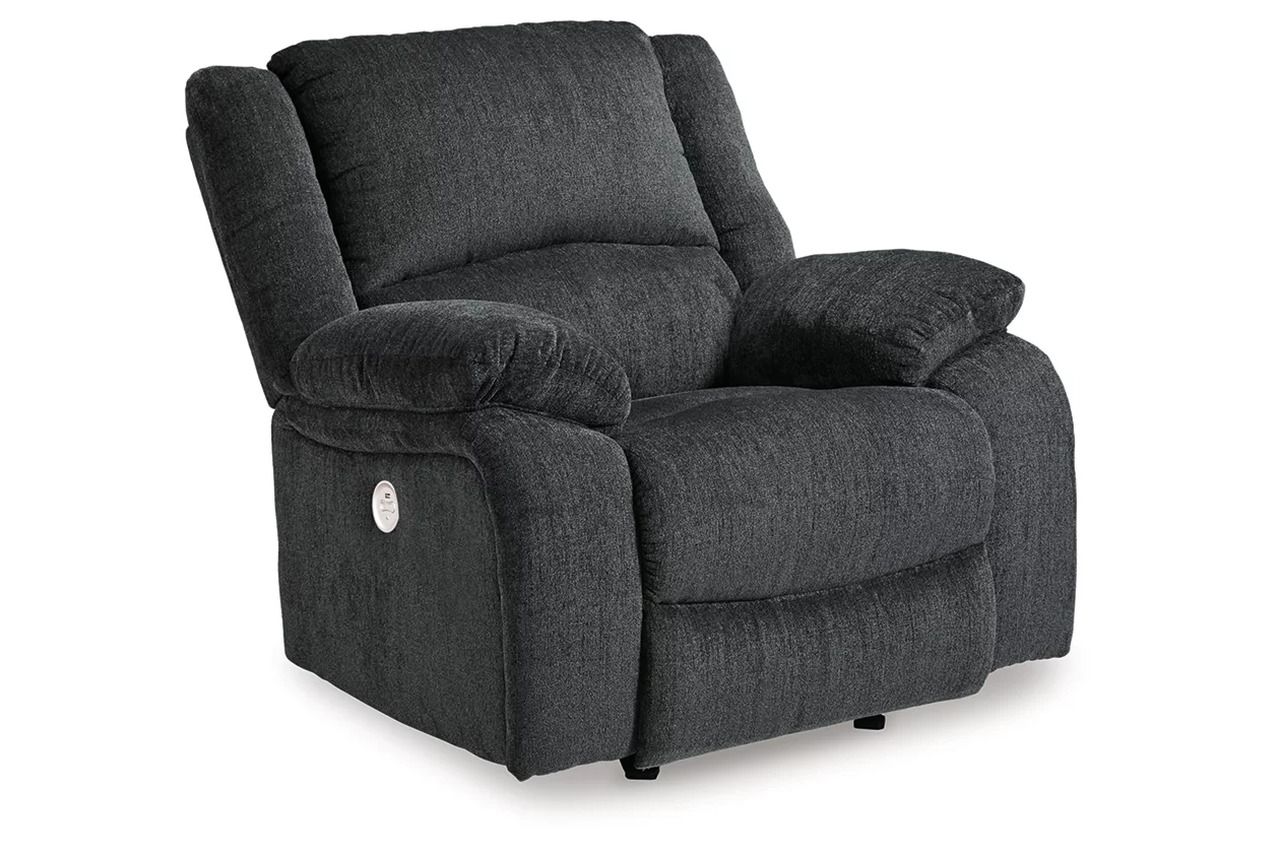 Draycoll Power Reclining Living Room Set In Slate 76504U2