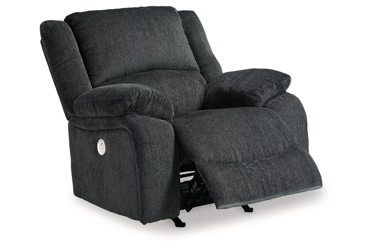 Draycoll Power Reclining Living Room Set In Slate 76504U2