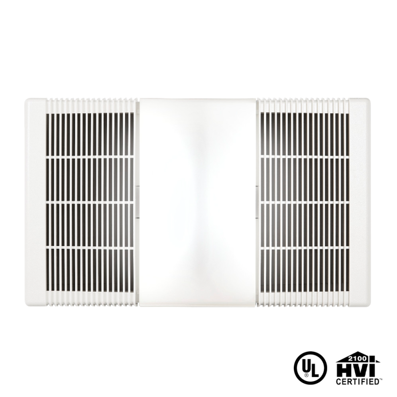 NuTone 80 CFM Heater Ventilation Fan with light, 2.0 Sones 765H80L