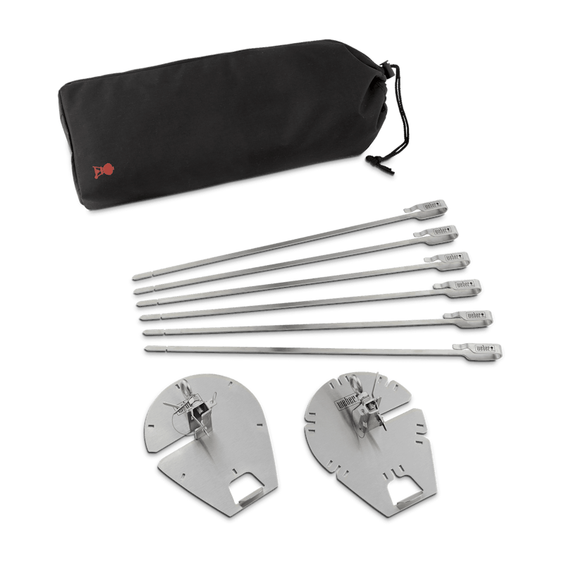 WEBER CRAFTED Rotisserie Skewer Set 7675