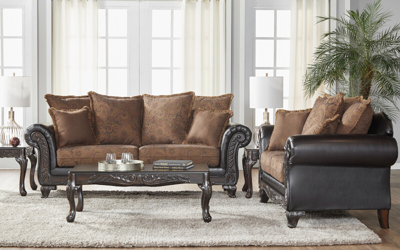 7685 Chaise San Marino Chocolate 7685FRCHS06