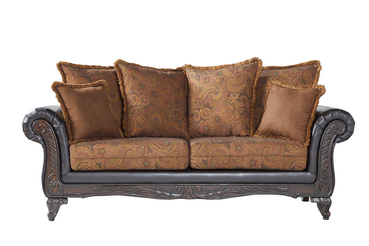 7685 Sofa San Marino Chocolate 7685FRS06