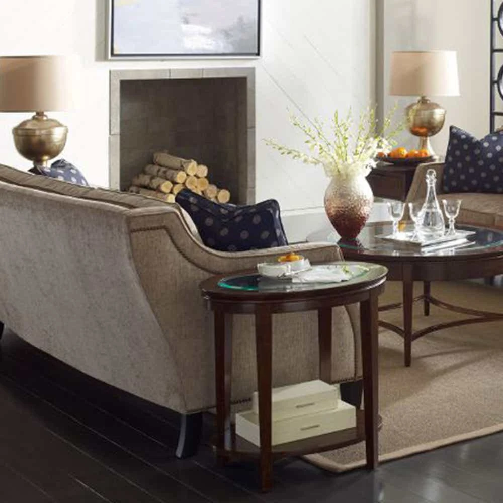 Elise Oval End Table 77020