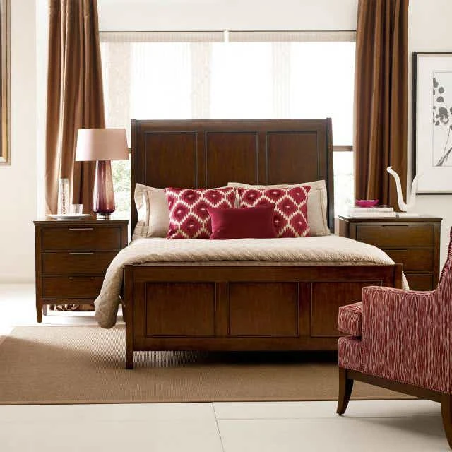 Elise Queen Caris Sleigh Bed 77135P